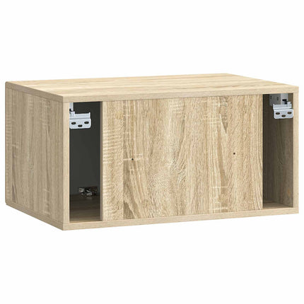 Væghængt TV-skab Sonoma-eg 59,5 x 41 x 30 cm Konstrueret træ