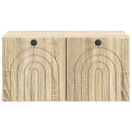 Væghængt TV-skab Sonoma-eg 59,5 x 41 x 30 cm Konstrueret træ