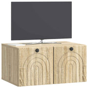 Væghængt TV-skab Sonoma-eg 59,5 x 41 x 30 cm Konstrueret træ