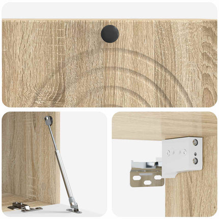 Væghængt TV-skab Sonoma-eg 78,5 x 41 x 30 cm Konstrueret træ