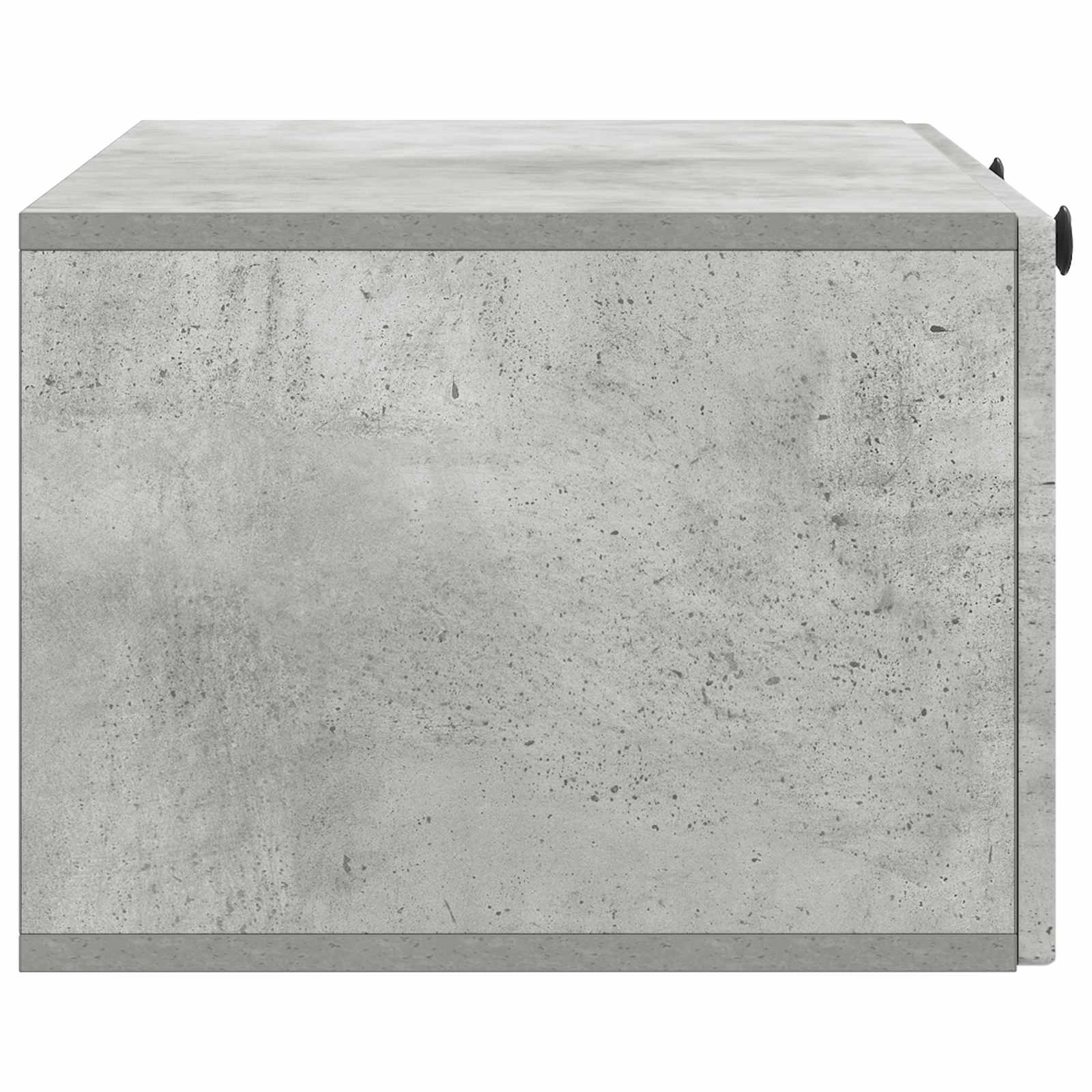 Væghængt TV-skab Betongrå 78,5 x 41 x 30 cm Konstrueret træ