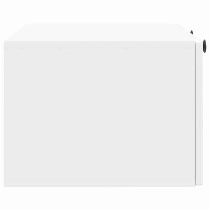 Væghængt TV-skab Vægmonteret Hvid højglans 78,5 x 41 x 30 cm