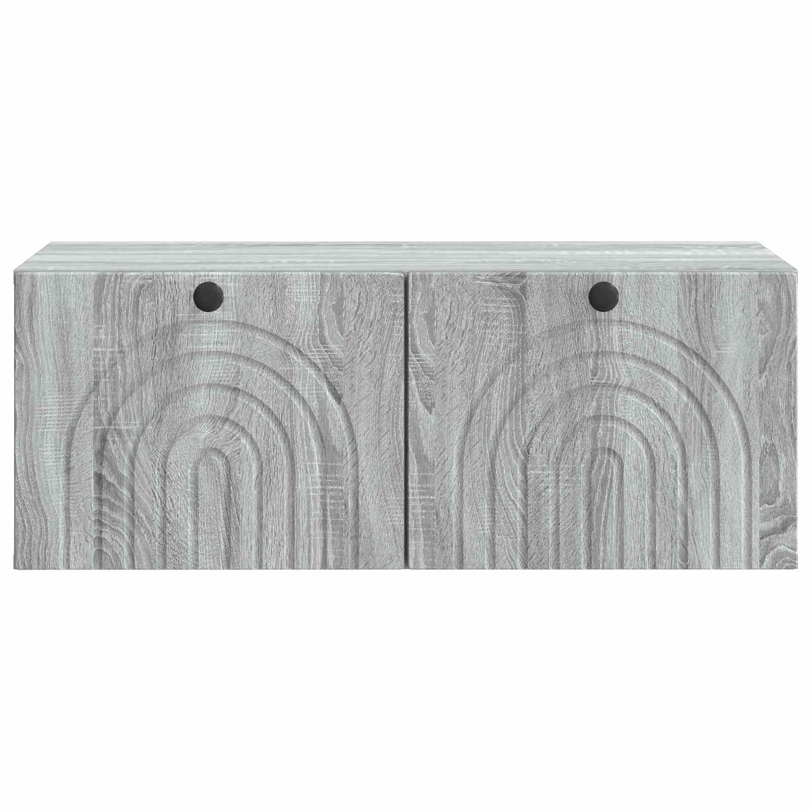 Væghængt TV-skab Vægmonteret Grå sonoma-eg 78,5 x 41 x 30 cm