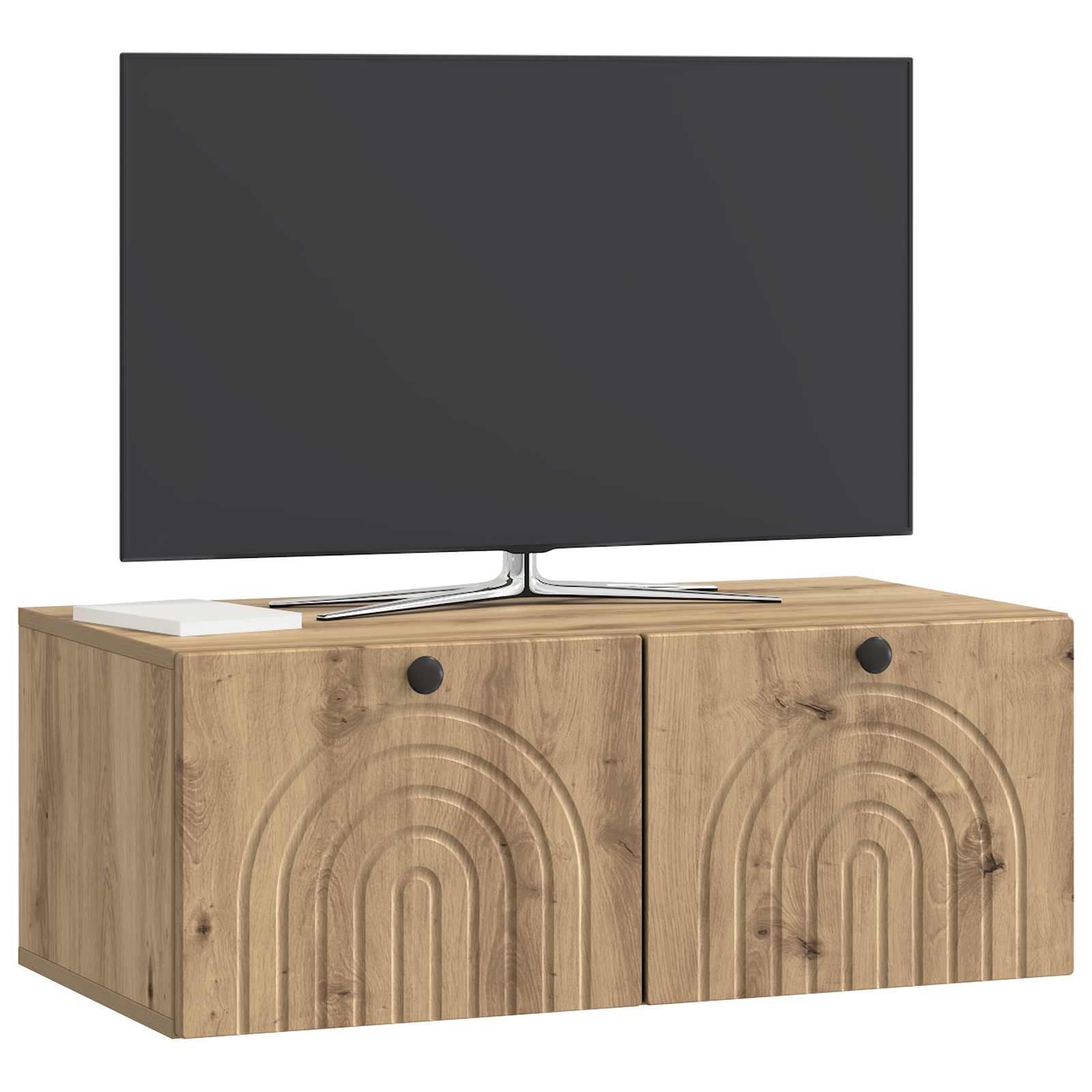 Væghængt TV-skab Artisan-eg 78,5 x 41 x 30 cm Konstrueret træ