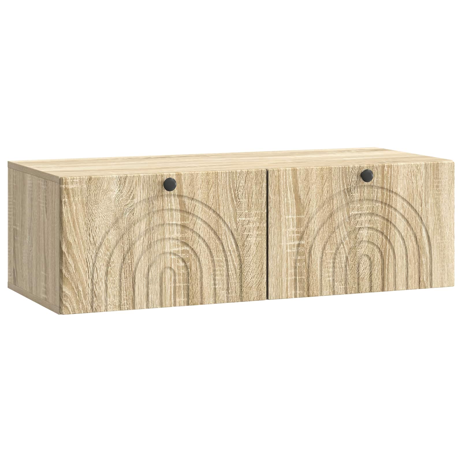 Væghængt TV-skab Sonoma-eg 98 x 41 x 30 cm Konstrueret træ