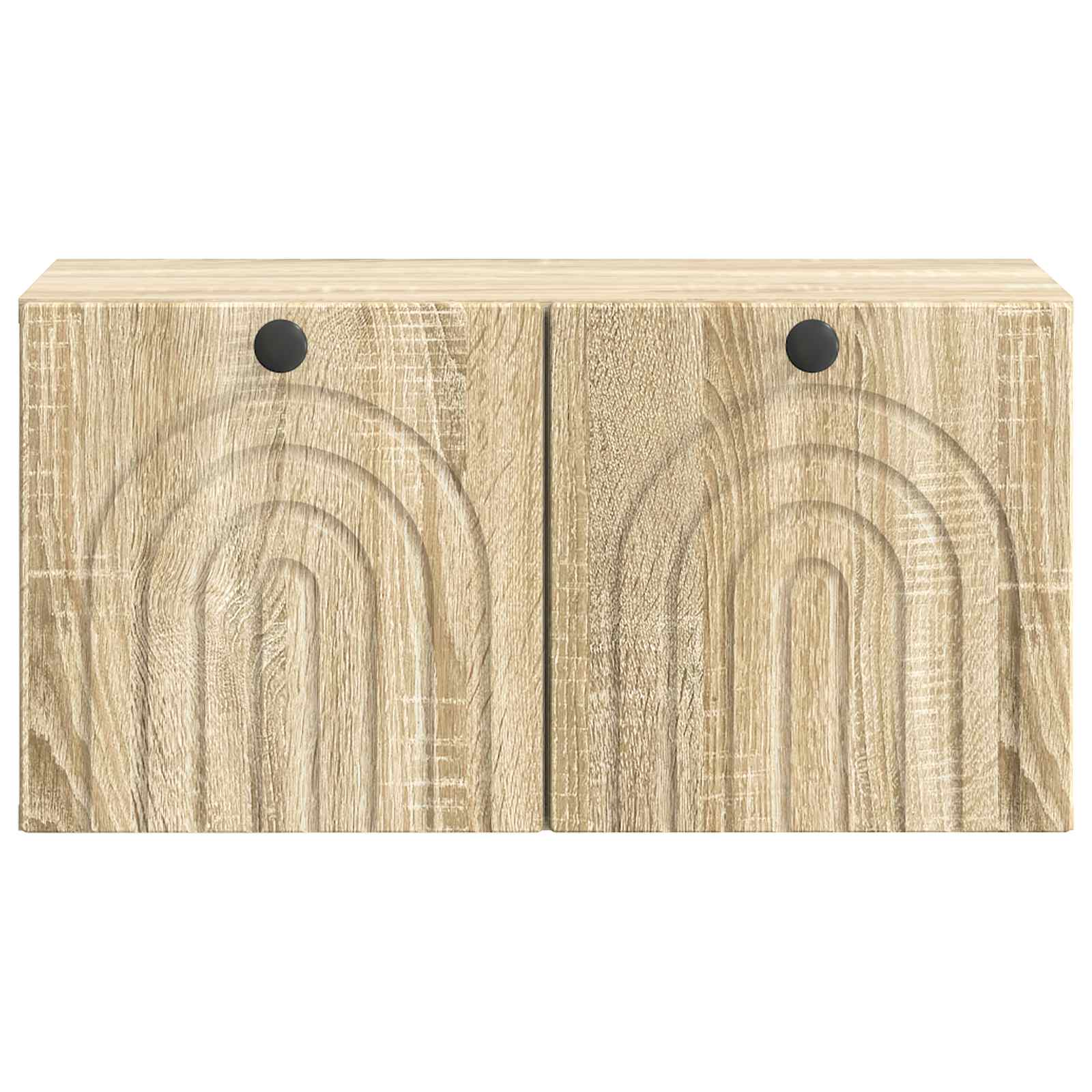 Væghængt TV-skab Sonoma-eg 59,5 x 31 x 30 cm Konstrueret træ
