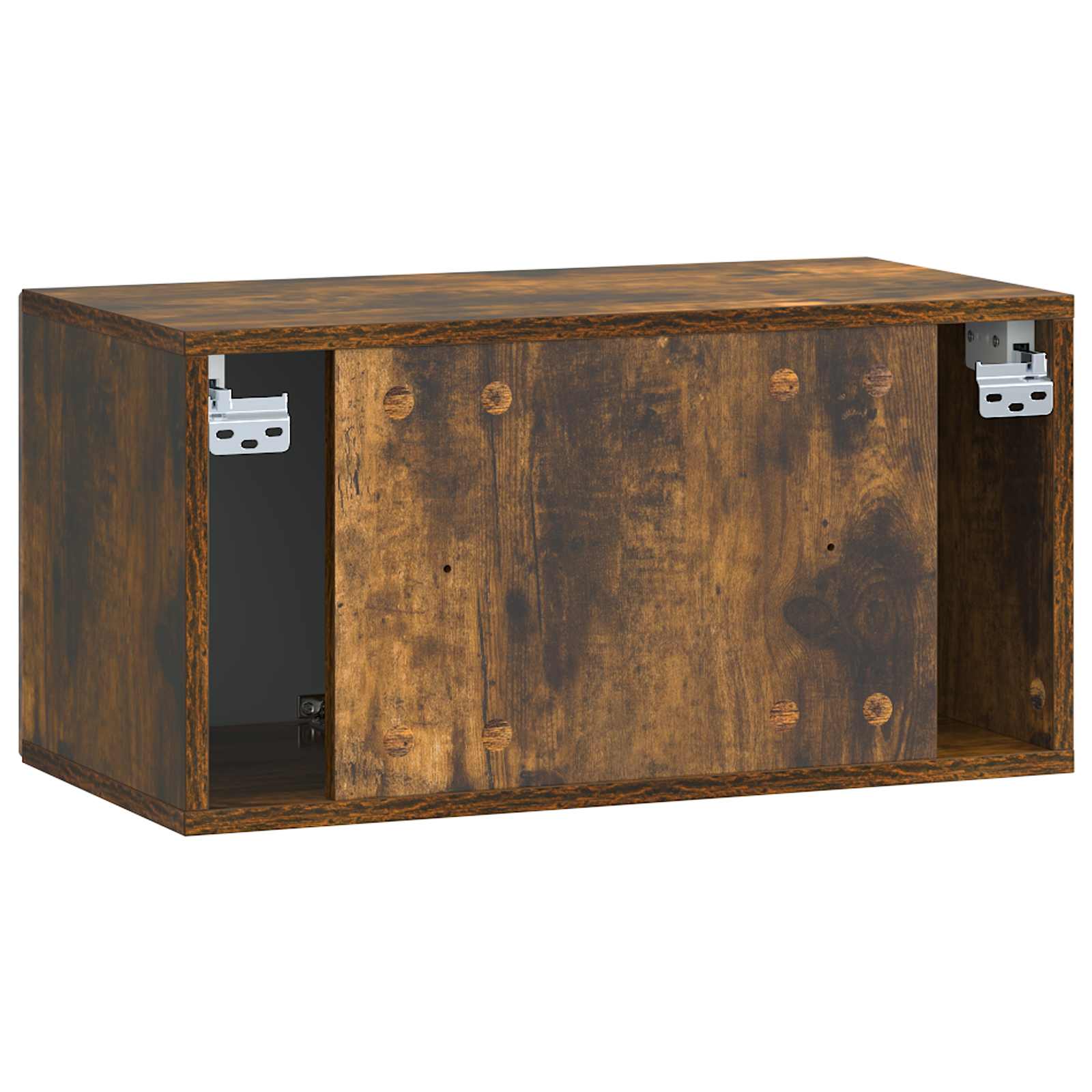 Væghængt TV-skab Røget eg 59,5 x 31 x 30 cm Konstrueret træ