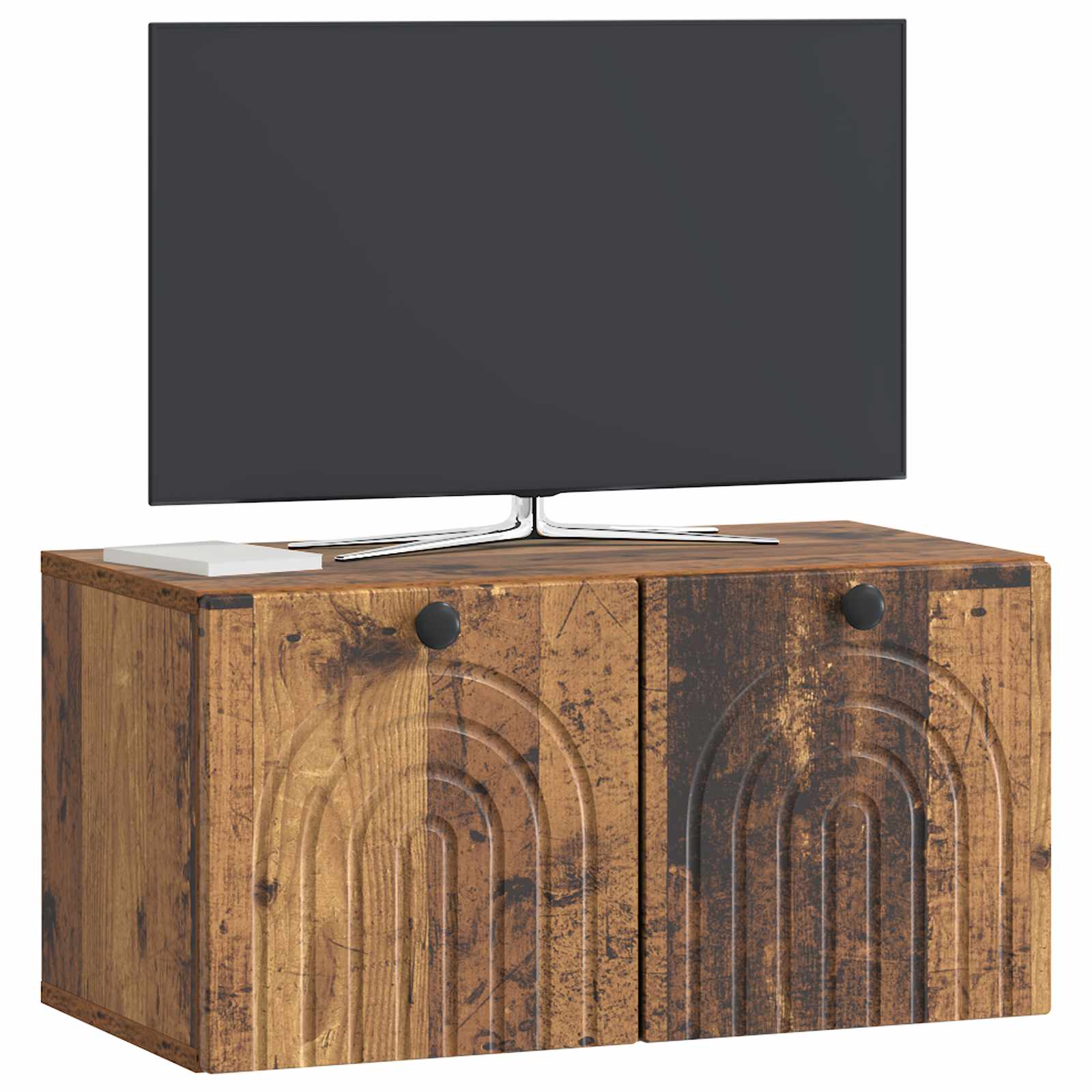 Væghængt TV-skab Gammelt træ 59,5 x 31 x 30 cm Konstrueret træ