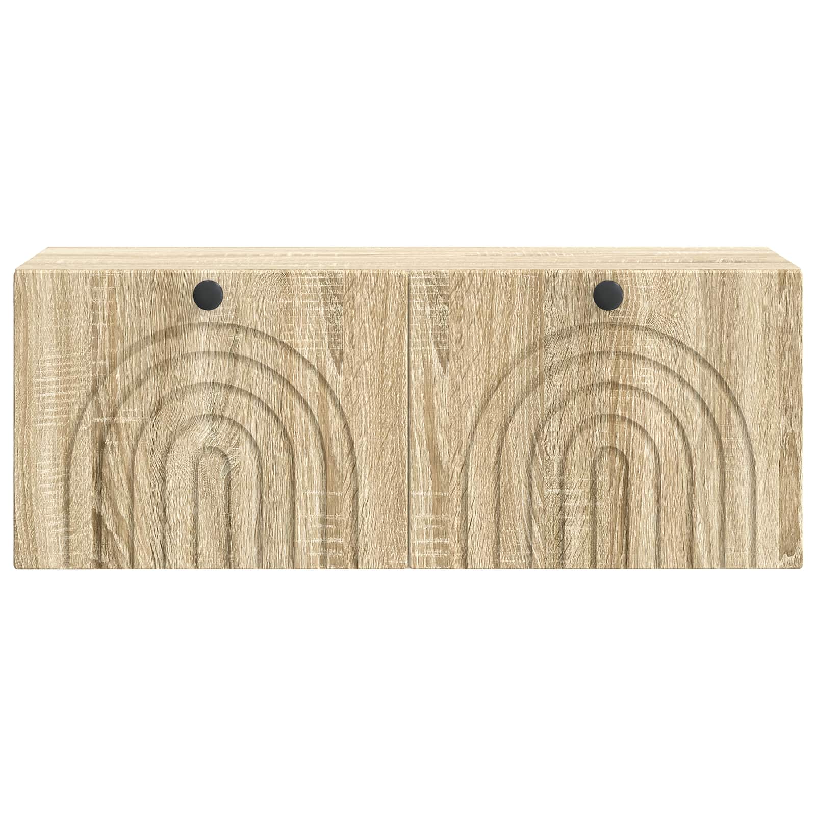 Væghængt TV-skab Sonoma-eg 78,5 x 31 x 30 cm Konstrueret træ