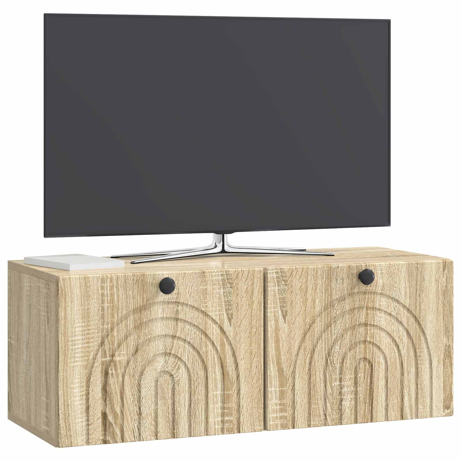 Væghængt TV-skab Sonoma-eg 78,5 x 31 x 30 cm Konstrueret træ