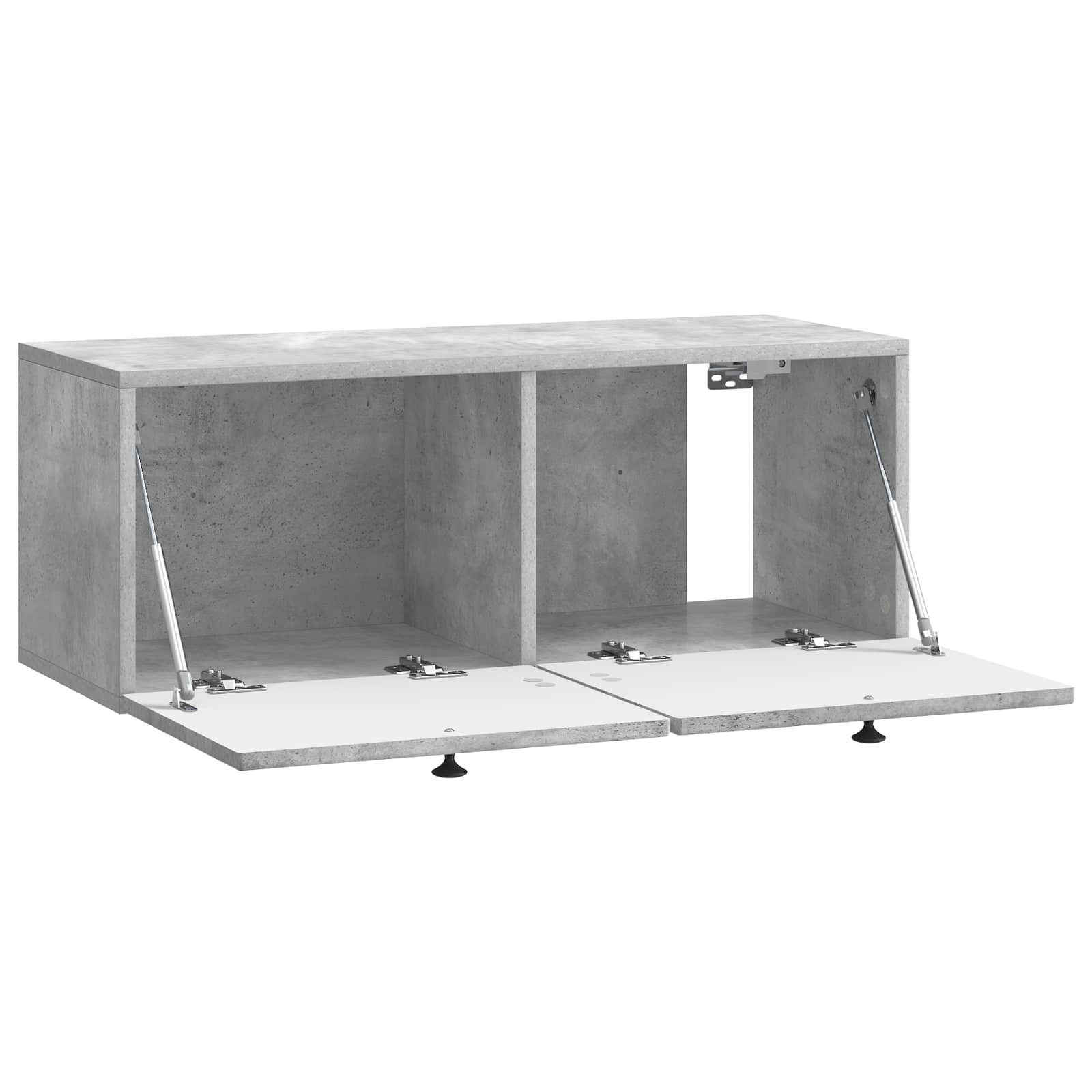 Væghængt TV-skab Betongrå 78,5 x 31 x 30 cm Konstrueret træ