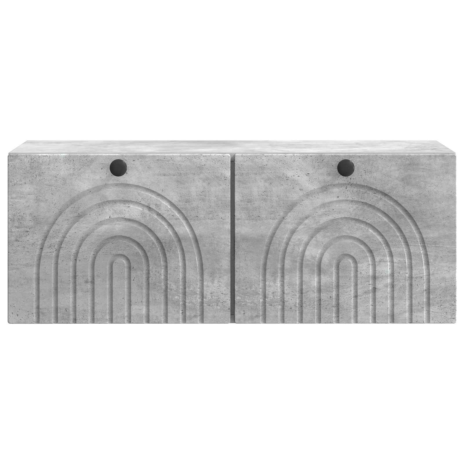 Væghængt TV-skab Betongrå 78,5 x 31 x 30 cm Konstrueret træ