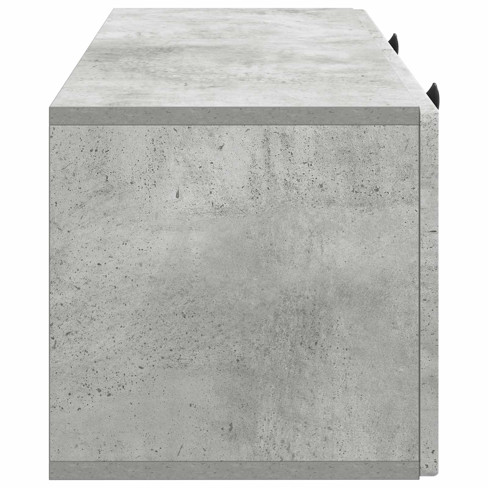 Væghængt TV-skab Betongrå 78,5 x 31 x 30 cm Konstrueret træ