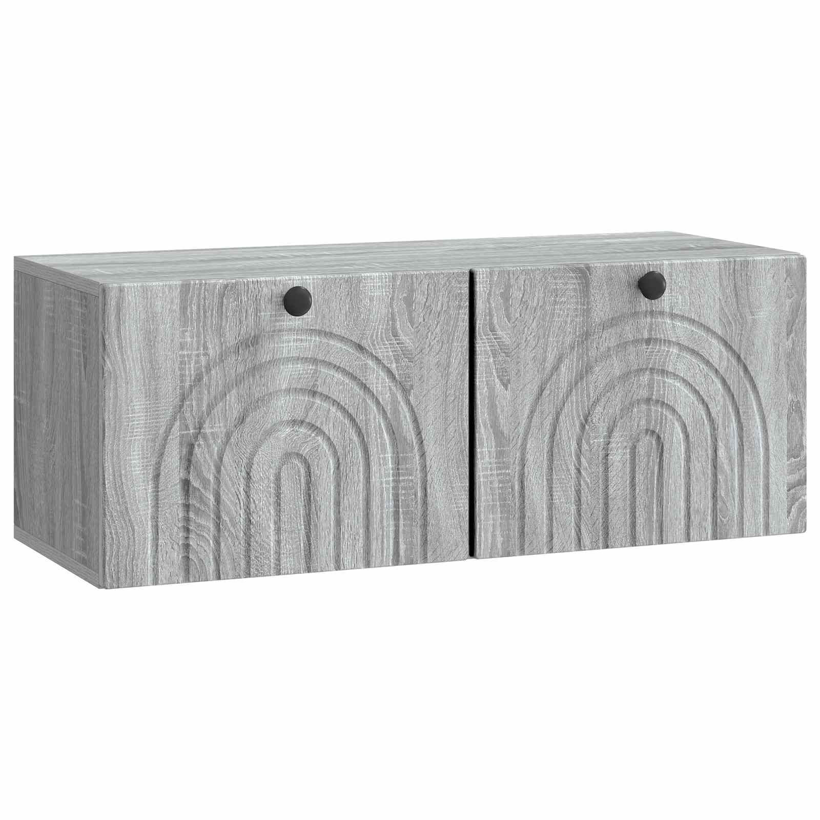 Væghængt TV-skab Vægmonteret Grå sonoma-eg 78,5 x 31 x 30 cm