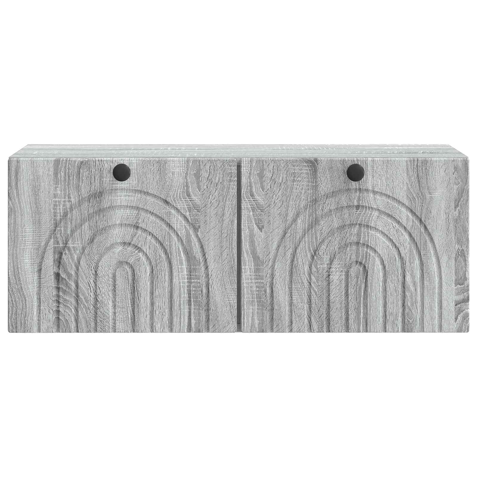 Væghængt TV-skab Vægmonteret Grå sonoma-eg 78,5 x 31 x 30 cm