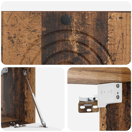 Væghængt TV-skab Gammelt træ 78,5 x 31 x 30 cm Konstrueret træ