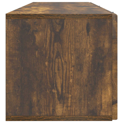 Væghængt TV-skab Røget eg 98 x 31 x 30 cm Konstrueret træ