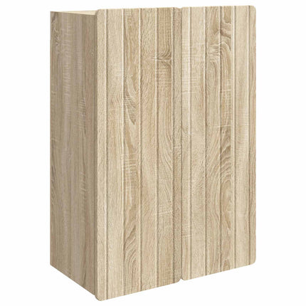 Vægmonteret skab Sonoma-eg 66 x 34,5 x 92 cm Konstrueret træ