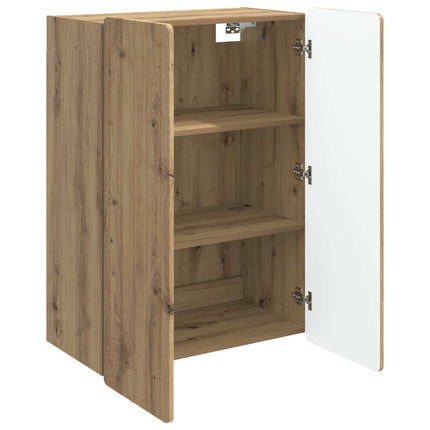 Vægmonteret skab 66 x 34,5 x 92 cm Konstrueret træ Artisan-eg