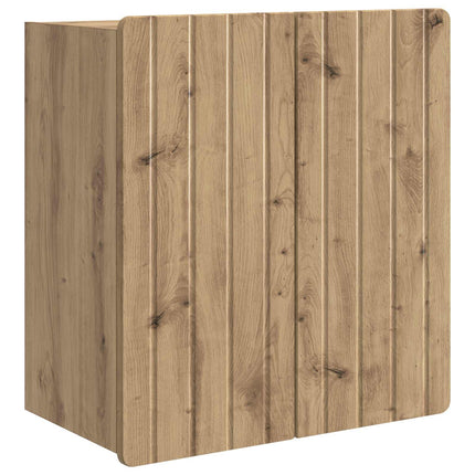 Vægmonteret skab 59 x 31 x 64 cm Konstrueret træ Artisan-eg