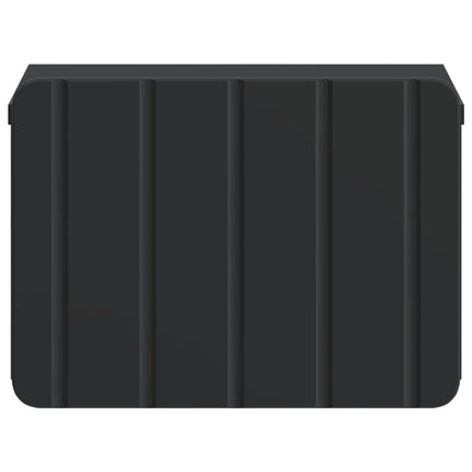 Væghængt Natbord 2 stk. Sort 33 x 34,5 x 24 cm Konstrueret træ