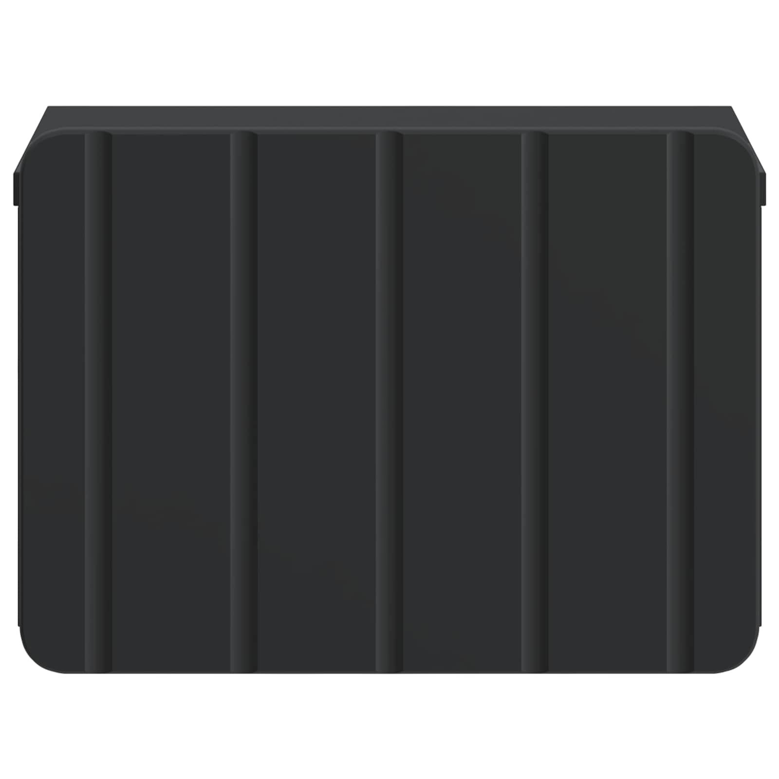 Væghængt Natbord 2 pcs Sort 33 x 34,5 x 24 cm Konstrueret træ