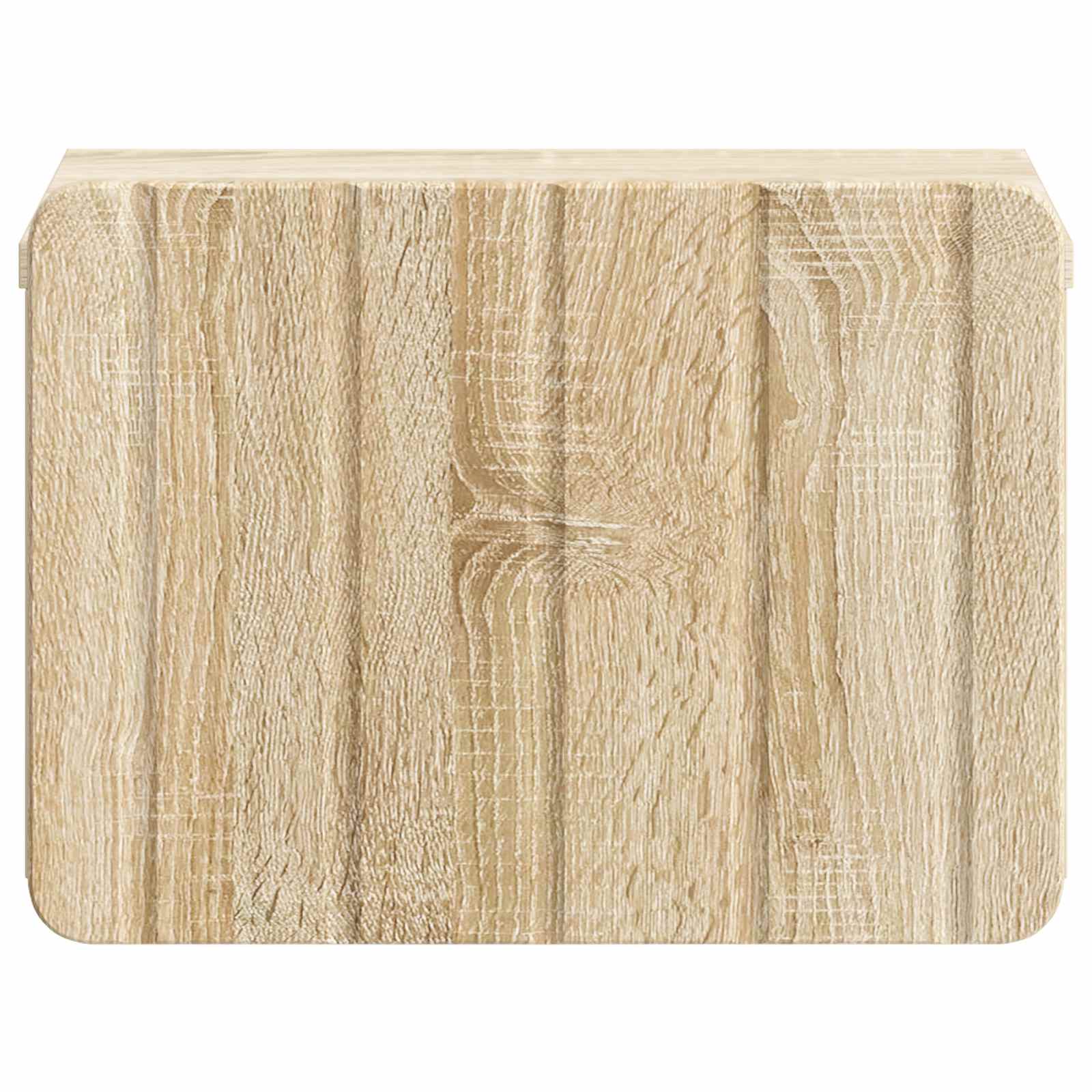 Væghængt Natbord Sonoma-eg 33 x 34,5 x 24 cm Konstrueret træ