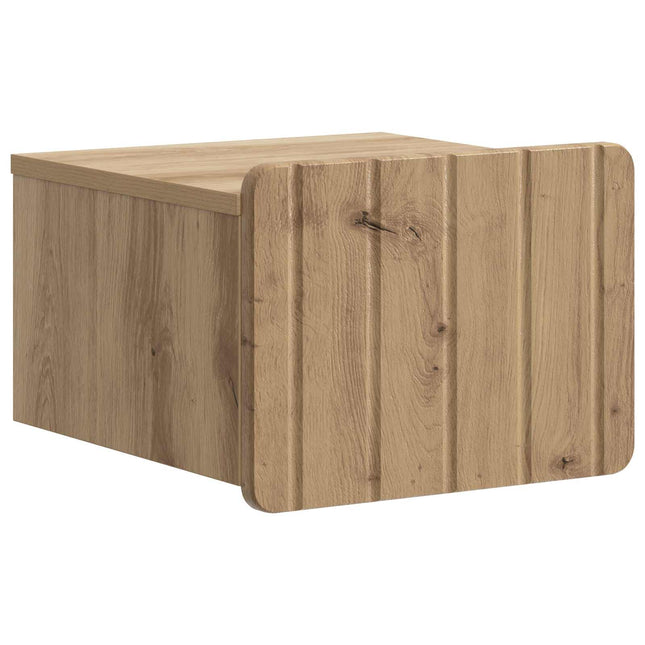 Væghængt Natbord Artisan-eg 33 x 34,5 x 24 cm Konstrueret træ