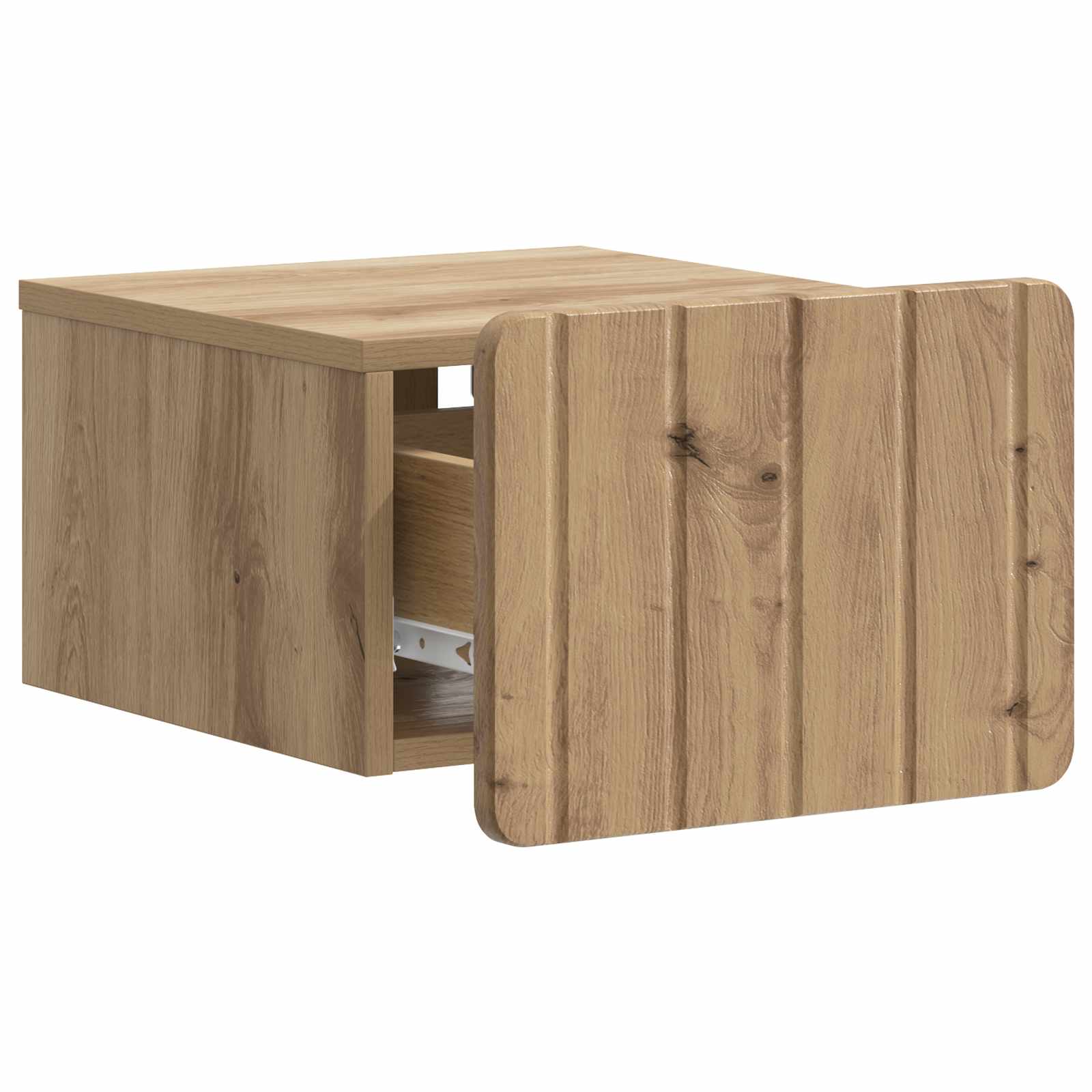 Væghængt Natbord Artisan-eg 33 x 34,5 x 24 cm Konstrueret træ