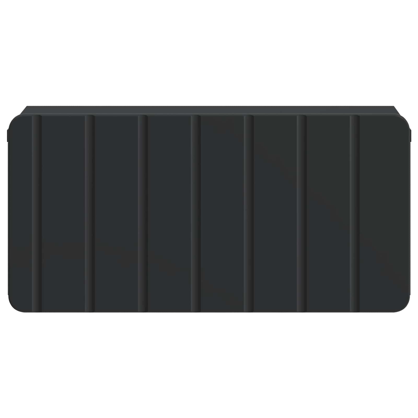 Væghængt Natbord 2 pcs Sort 49 x 34,5 x 24 cm Konstrueret træ