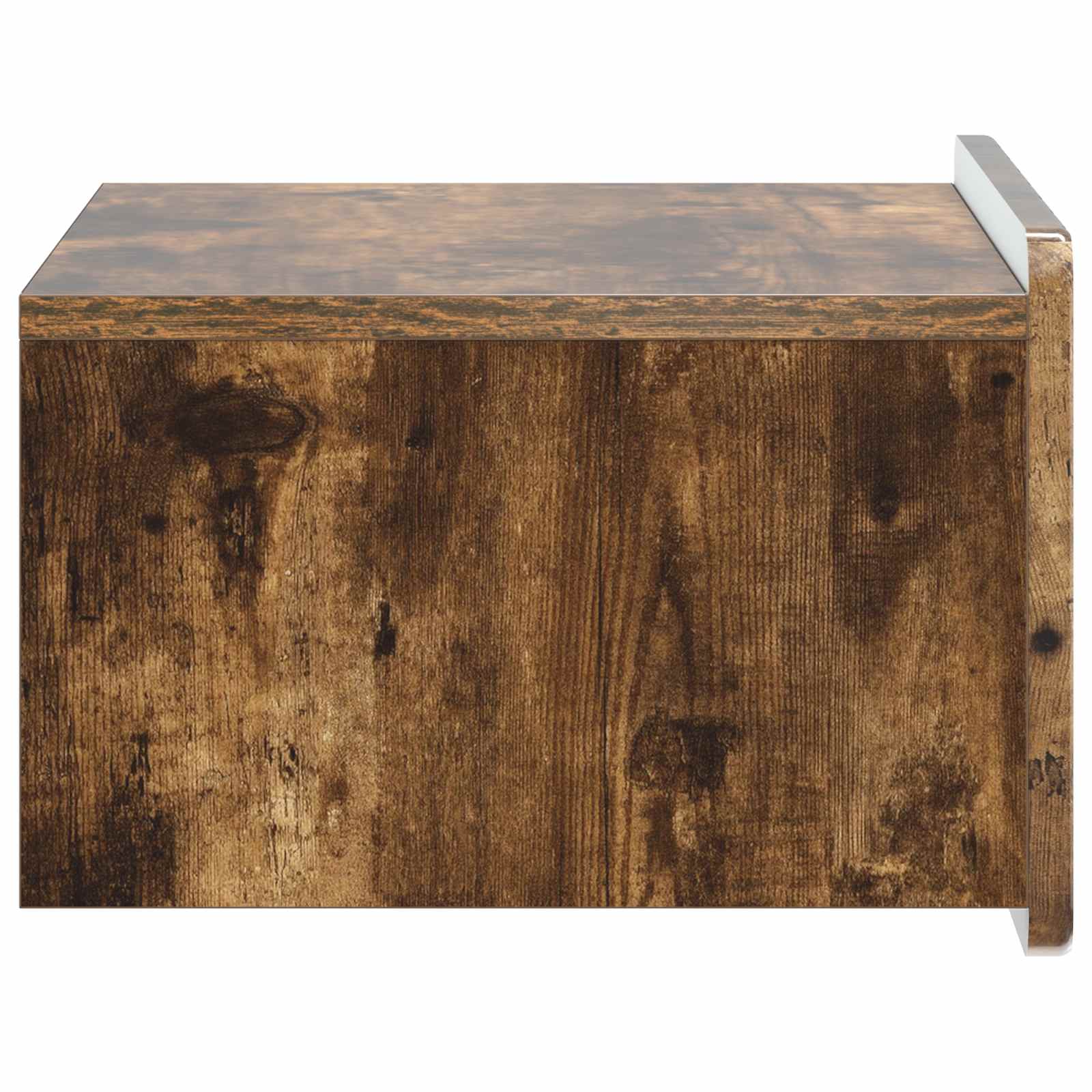 Væghængt Natbord Røget eg 49 x 34,5 x 24 cm Konstrueret træ