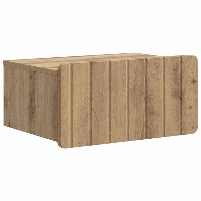 Væghængt Natbord Artisan-eg 49 x 34,5 x 24 cm Konstrueret træ