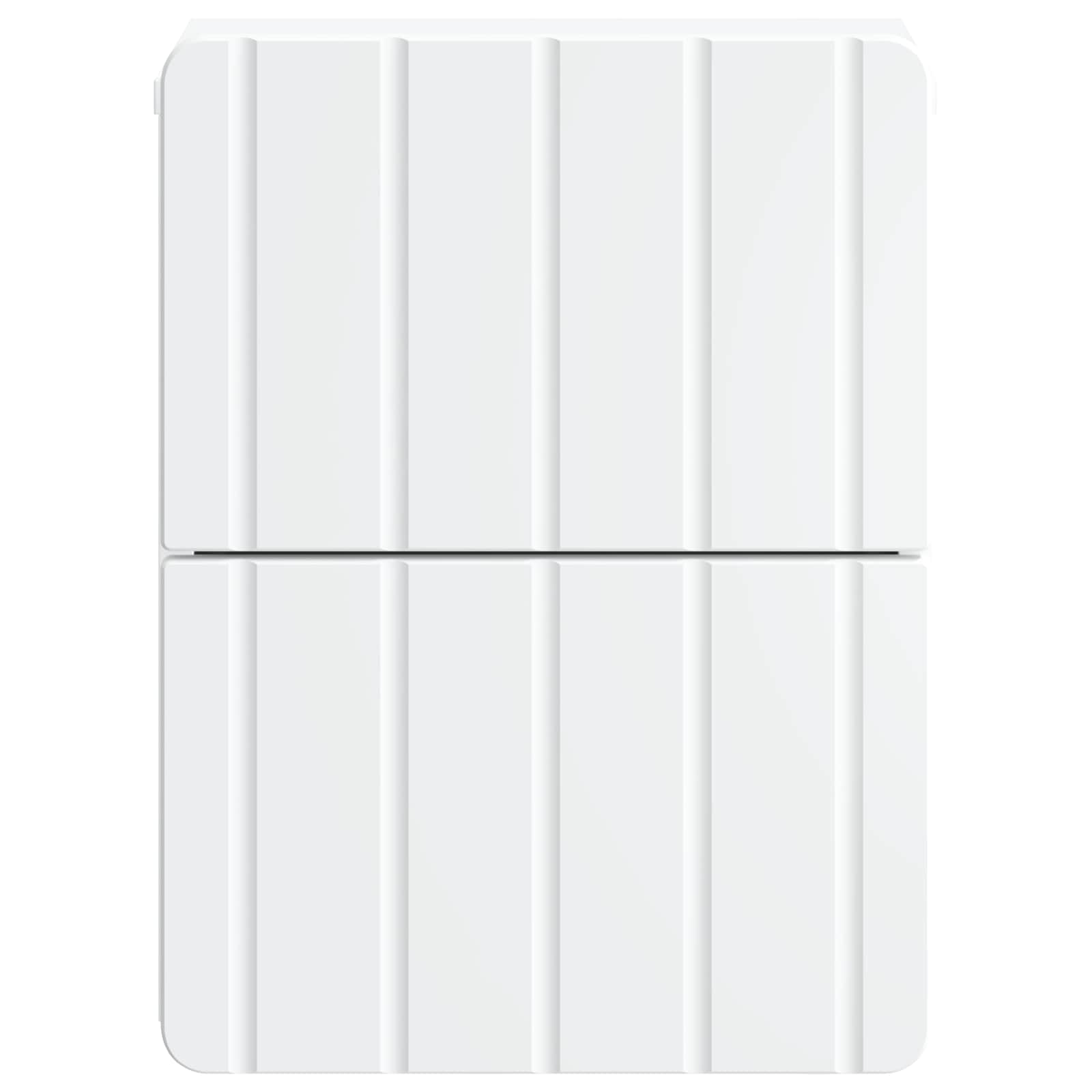 Væghængt Natbord 2 pcs Hvid 33 x 34,5 x 43 cm Konstrueret træ