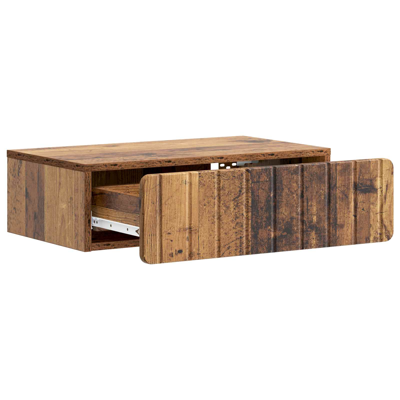 Væghængt Sideskab Gammelt træ 59 x 34,5 x 17 cm Konstrueret træ