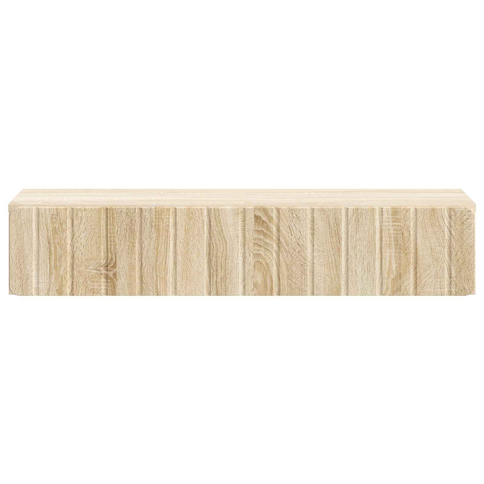 Væghængt Sideskab Sonoma-eg 87,5 x 34,5 x 17 cm Konstrueret træ