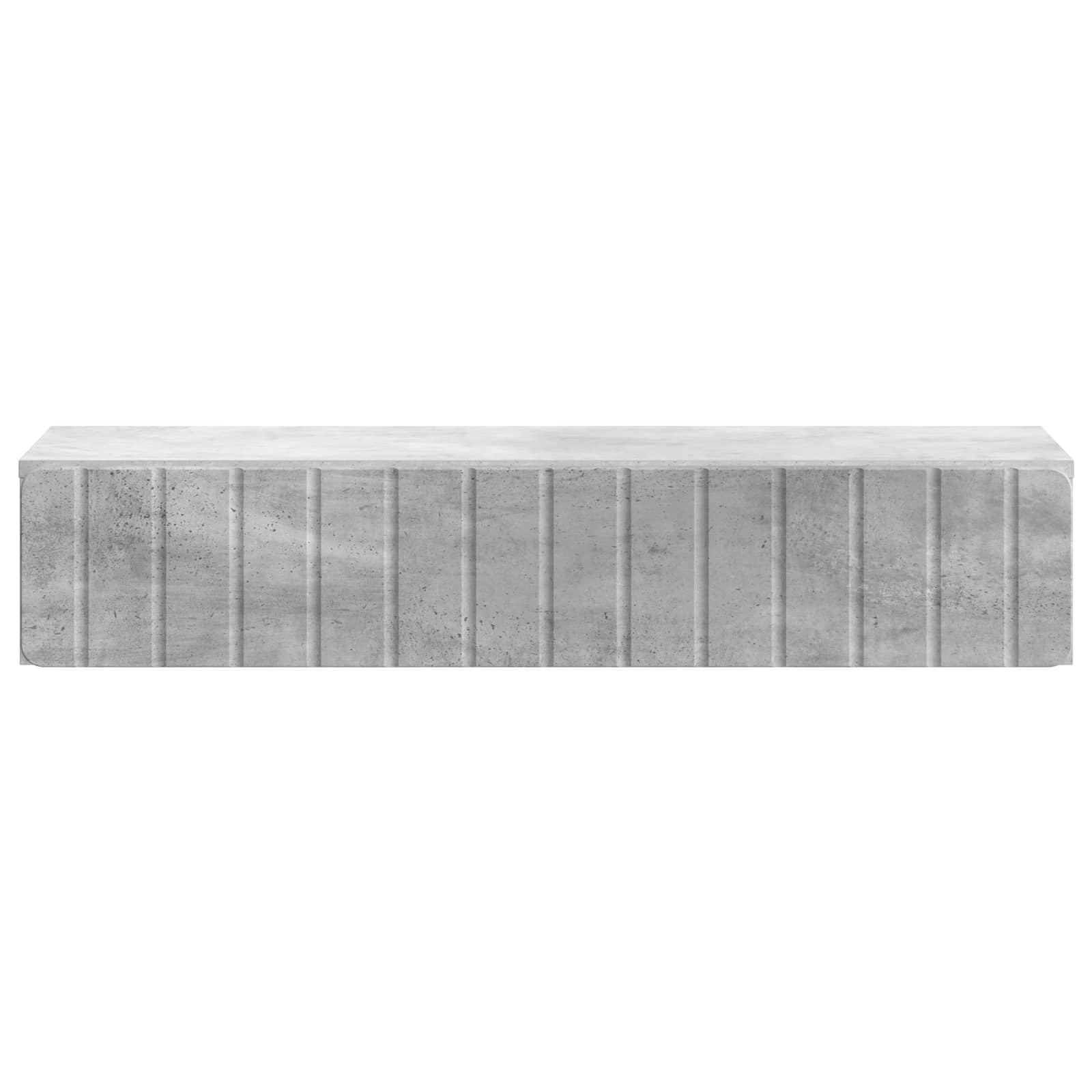 Væghængt Sideskab Betongrå 87,5 x 34,5 x 17 cm Konstrueret træ