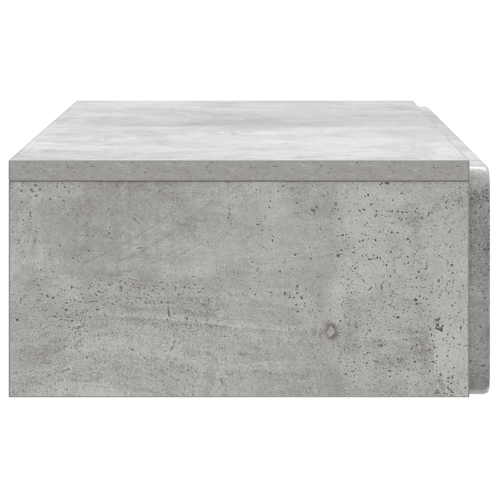 Væghængt Sideskab Betongrå 87,5 x 34,5 x 17 cm Konstrueret træ