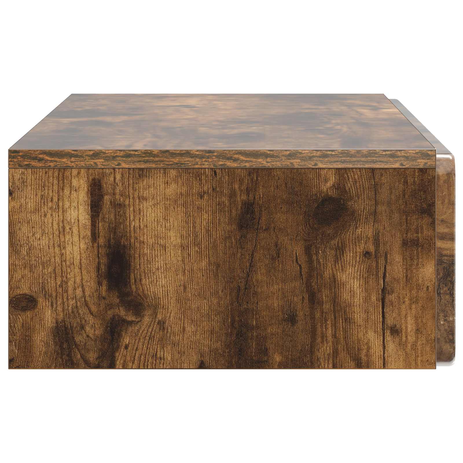 Væghængt Sideskab Røget eg 87,5 x 34,5 x 17 cm Konstrueret træ