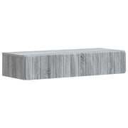 Væghængt Sideskab Grå sonoma-eg 87,5 x 34,5 x 17 cm