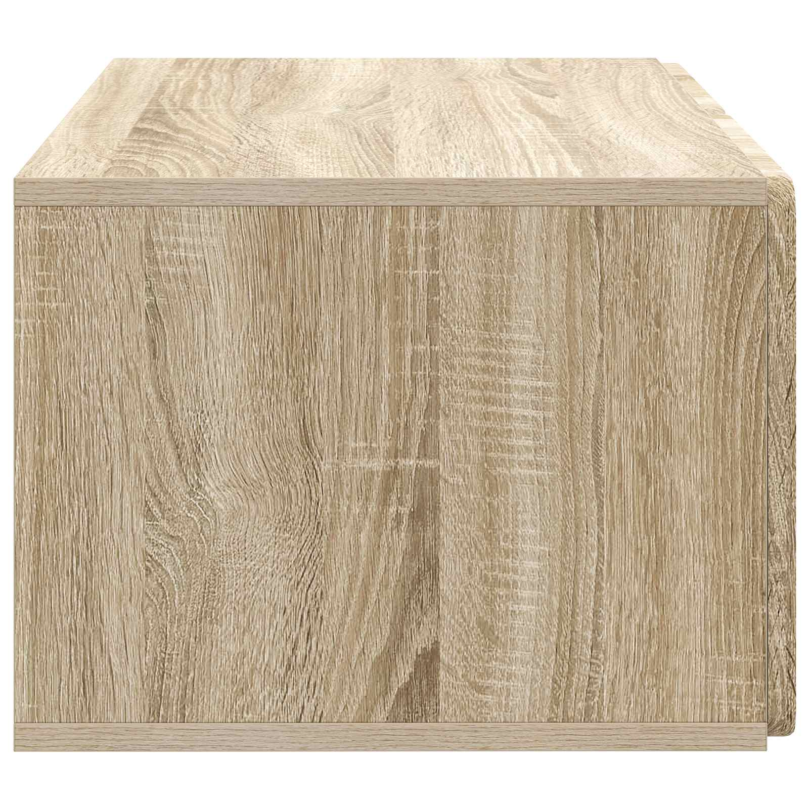 Væghængt TV-skab Sonoma-eg 59,5 x 41 x 30 cm Konstrueret træ
