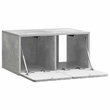 Væghængt TV-skab 59,5 x 41 x 30 cm Betongrå Konstrueret træ