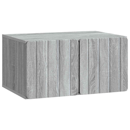 Væghængt TV-skab 59,5 x 41 x 30 cm Grå Sonoma Konstrueret træ