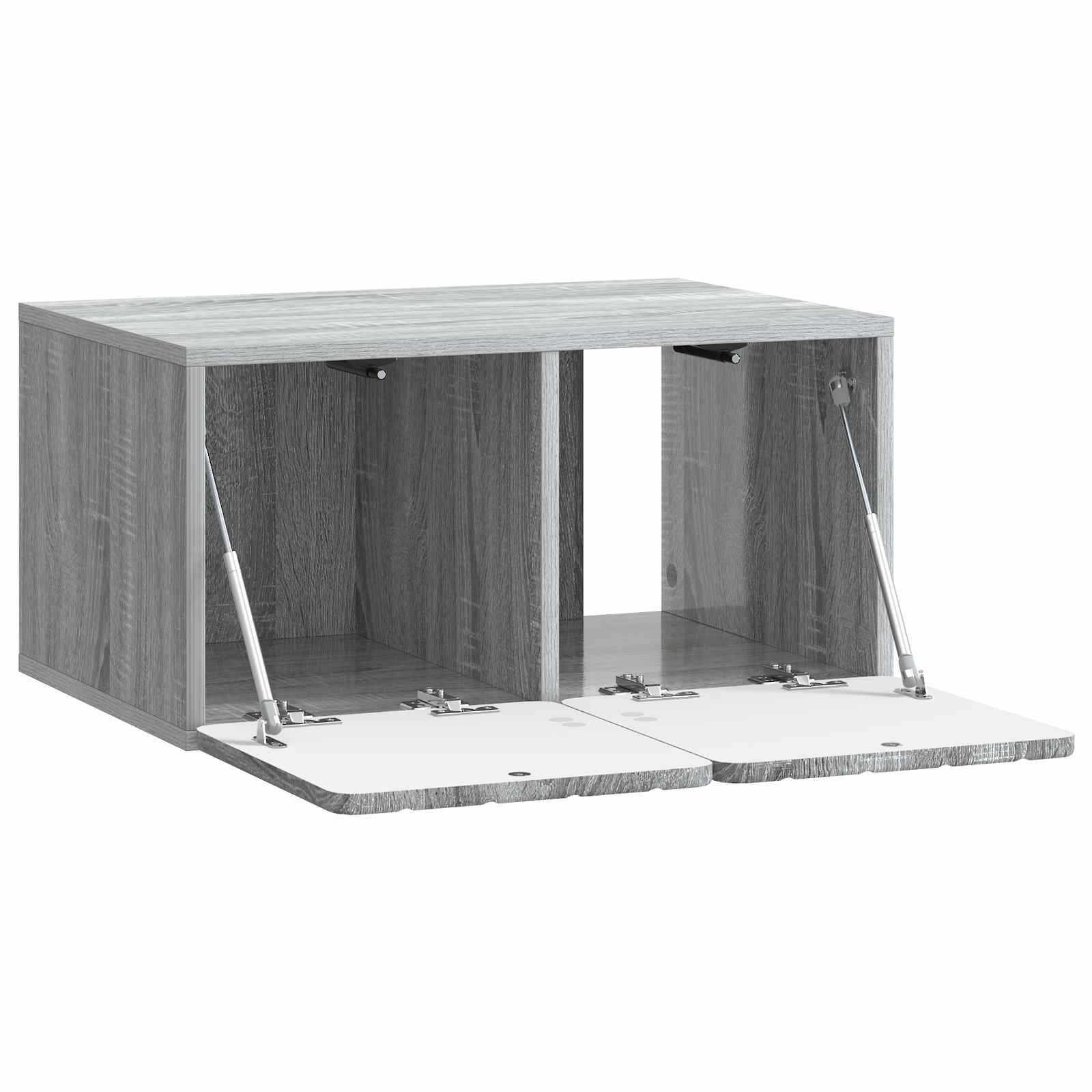 Væghængt TV-skab Vægmonteret Grå sonoma-eg 59,5 x 41 x 30 cm