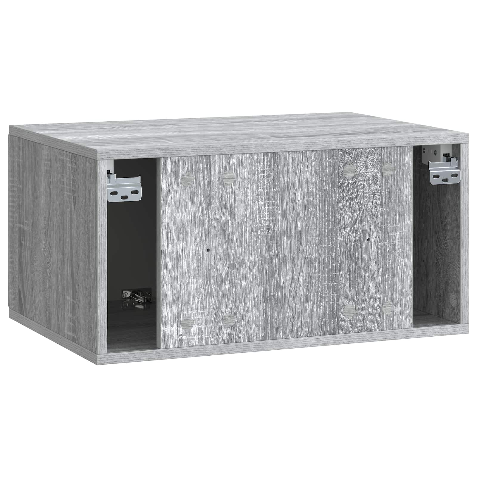 Væghængt TV-skab Vægmonteret Grå sonoma-eg 59,5 x 41 x 30 cm
