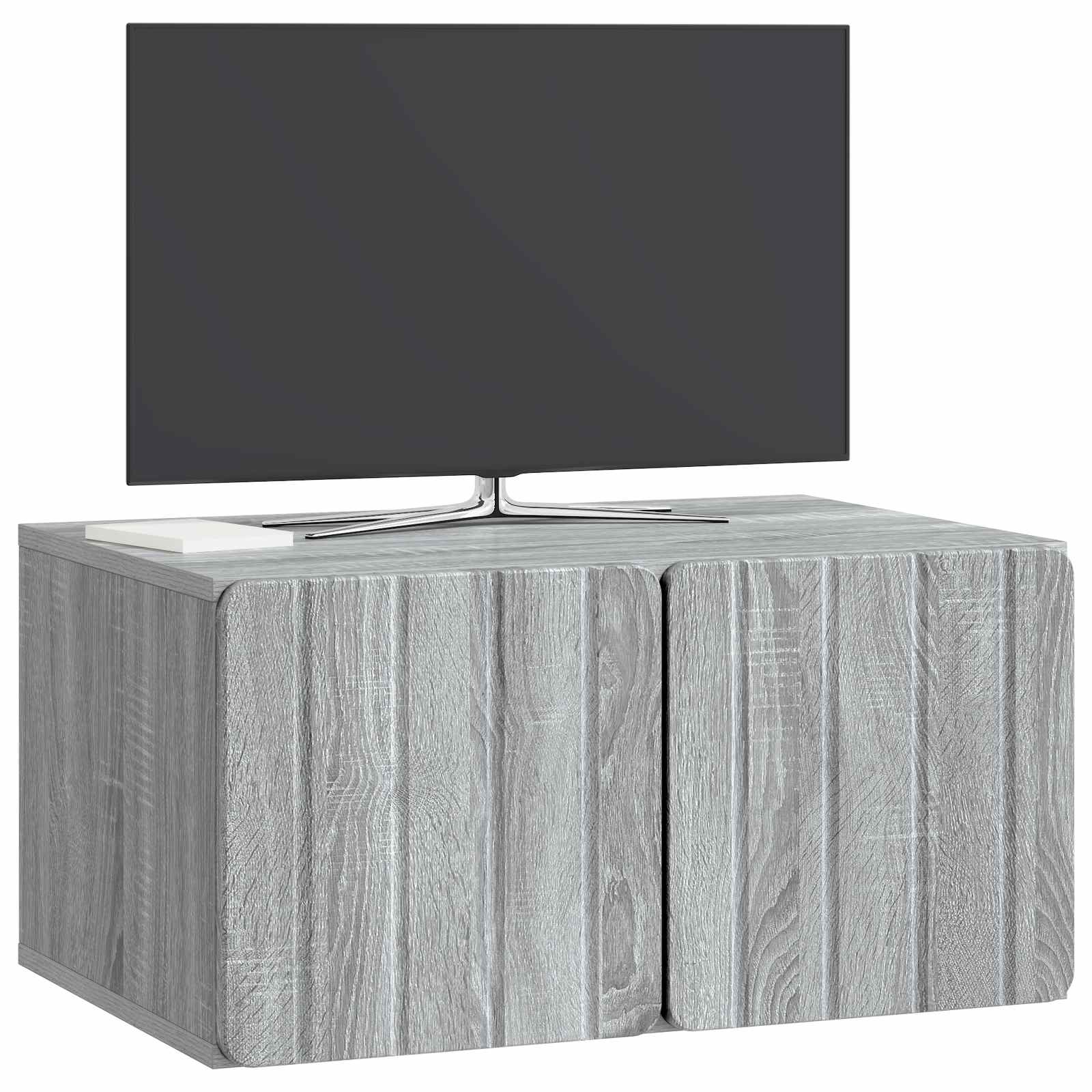 Væghængt TV-skab Vægmonteret Grå sonoma-eg 59,5 x 41 x 30 cm