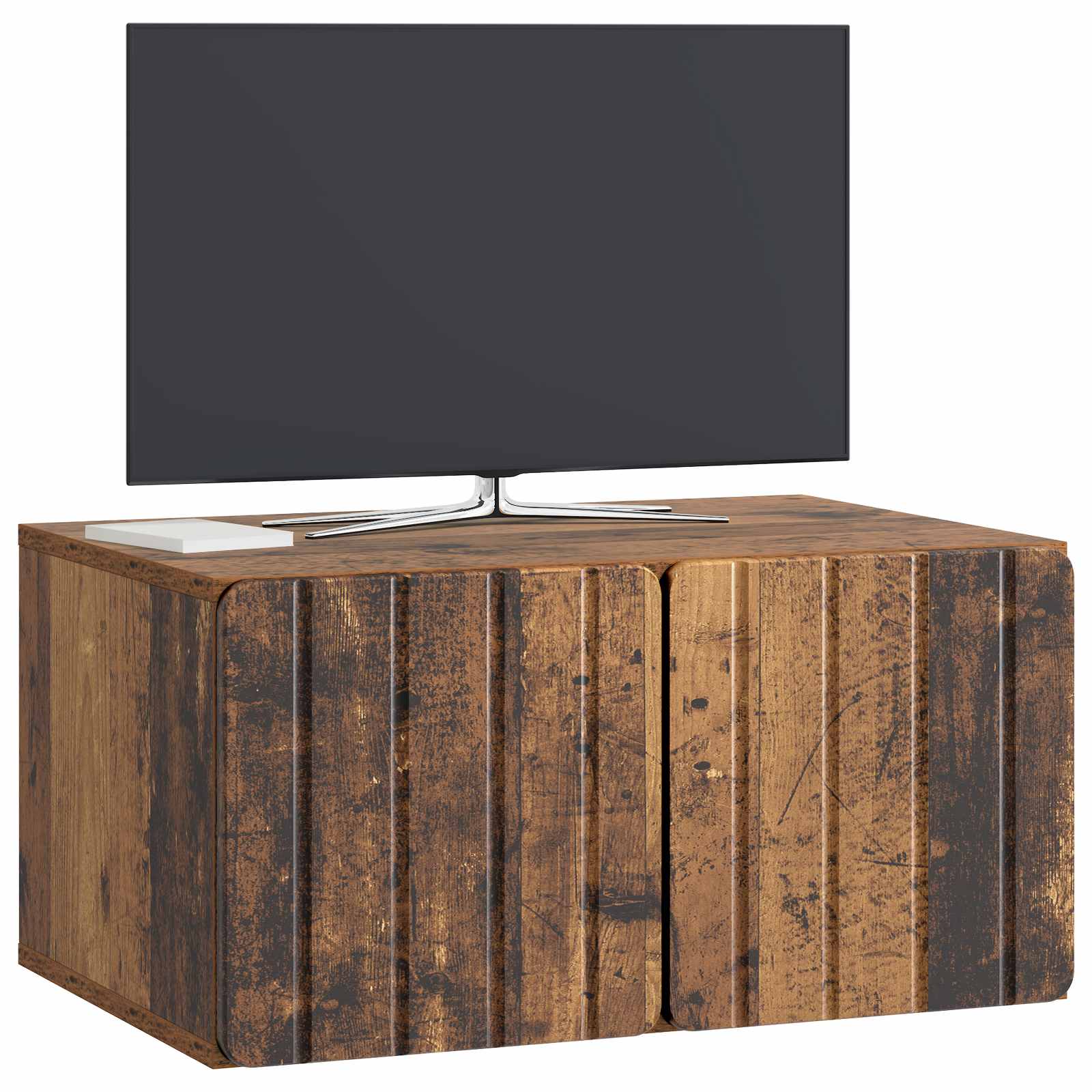 Væghængt TV-skab Gammelt træ 59,5 x 41 x 30 cm Konstrueret træ