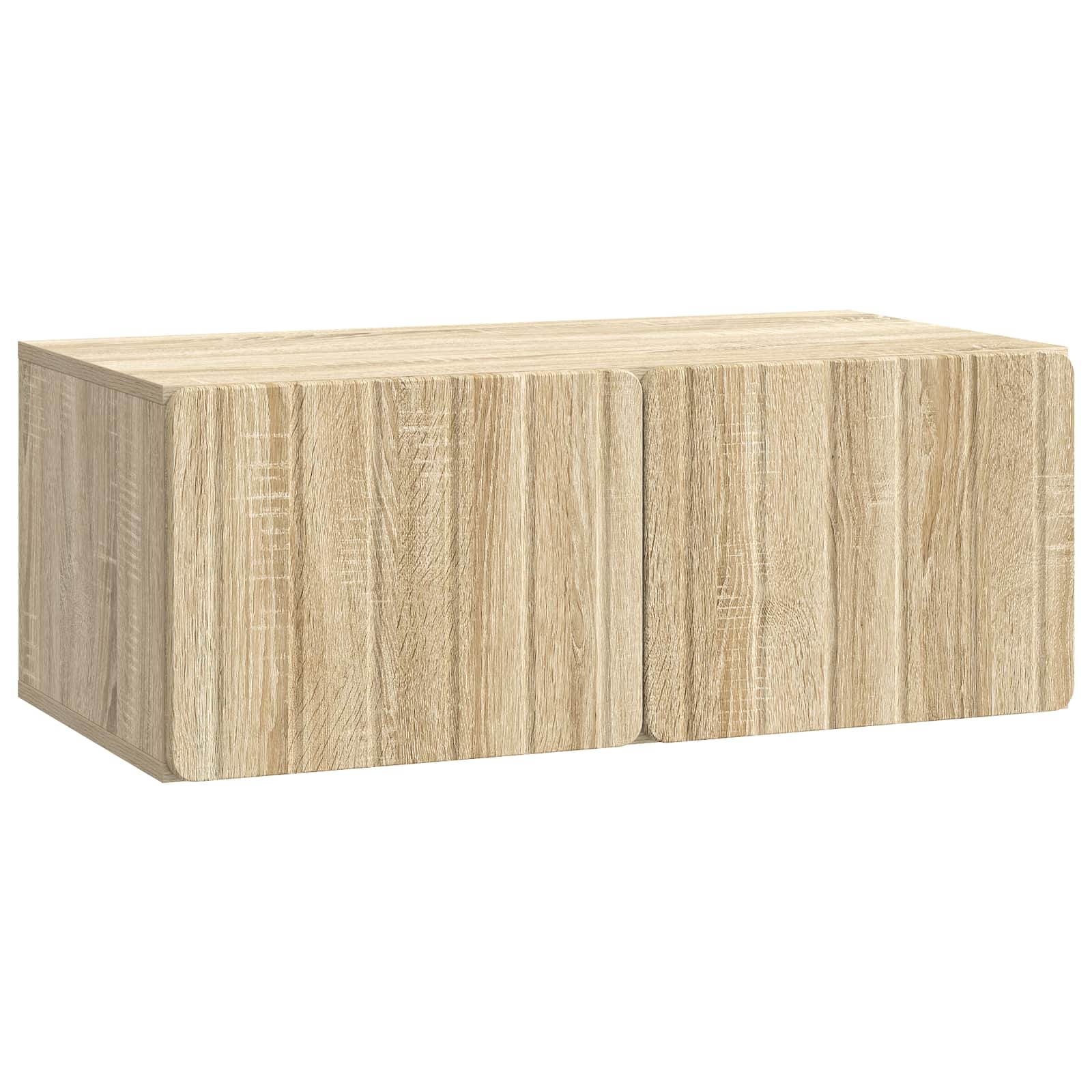 Væghængt TV-skab Sonoma-eg 78,5 x 41 x 30 cm Konstrueret træ