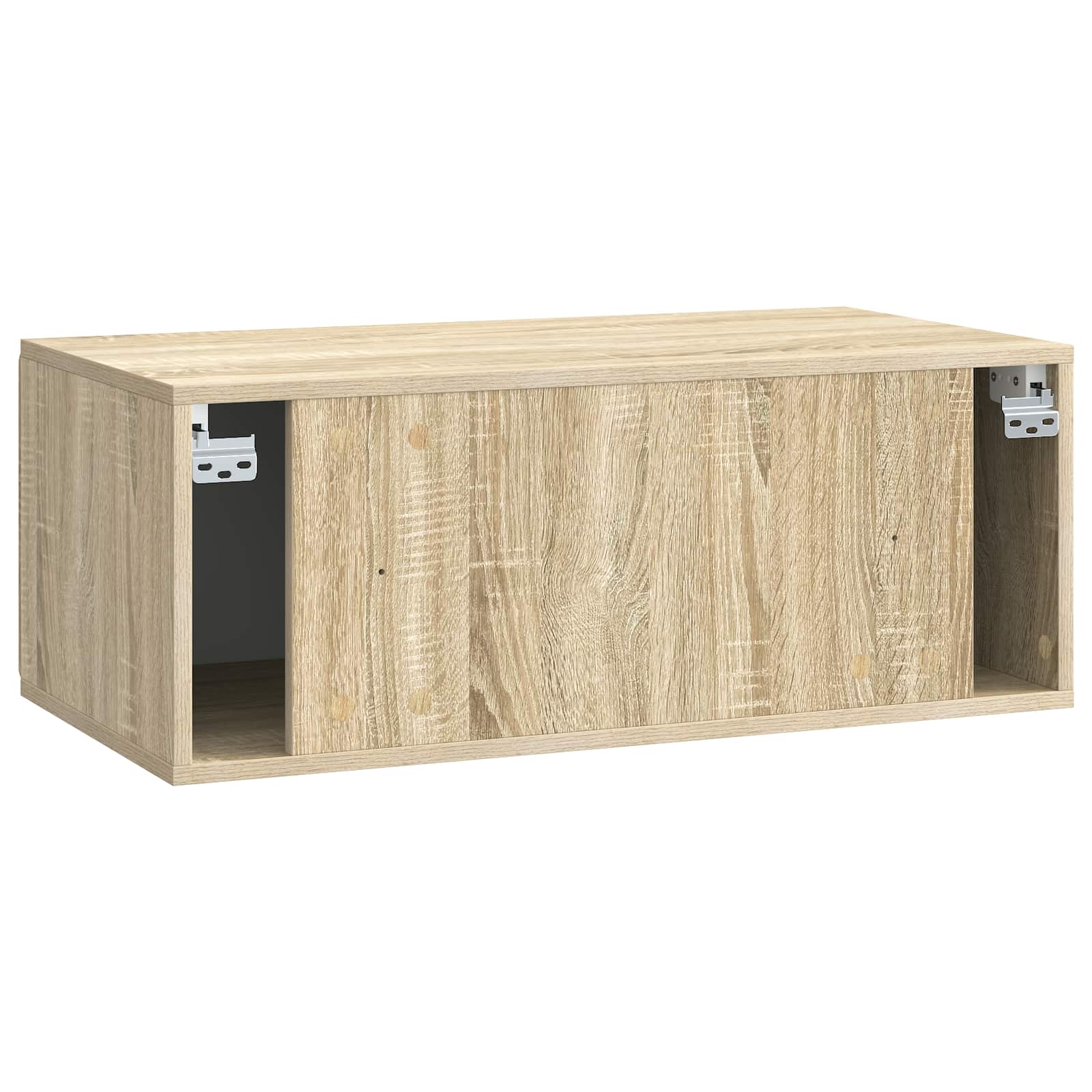 Væghængt TV-skab Sonoma-eg 78,5 x 41 x 30 cm Konstrueret træ