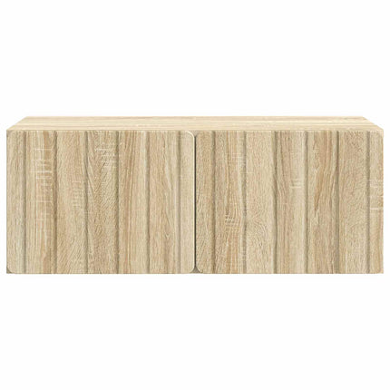 Væghængt TV-skab 78,5 x 41 x 30 cm Sonoma-eg Konstrueret træ