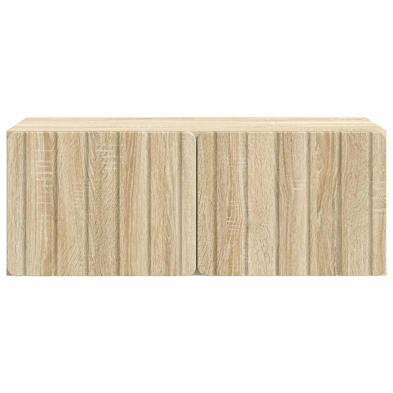 Væghængt TV-skab Sonoma-eg 78,5 x 41 x 30 cm Konstrueret træ